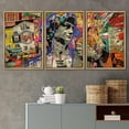 thumbnail image 2 of wall26 Framed Canvas Print Wall Art Set Spray Paint Michelangelo David Graffiti &amp; Street Art Comic Book Illustrations Modern Art Urban Portrait for Living Room, Bedroom, Office - 24"x36&quot, 2 of 5