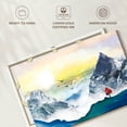 thumbnail image 6 of Elephant Stock Blazing Tree And Abstract Mountain Wall Art - Horizontal Canvas Wall Art - Living Room Wall Decor - Abstract Canvas - Beige And Yellow Decor - 12" x 8", 6 of 8