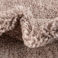 thumbnail image 3 of Unique Loom Jill Zarin Shaggy Chic Collection, Area Rug, Mushroom, 5' 3" x 8' 0", Rectangular, 3 of 10
