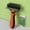 Orange, variant on Double Ended Pet Knot Remover Comb for Dogs and Cats, Stainless Steel Dematting Brush with Dense and Wide Tooth Blades, Undercoat Deshedding Grooming Tool for Long Short Hair Pets
