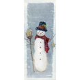 thumbnail image 3 of Swatland, Sally 8x14 Black Modern Framed Museum Art Print Titled - Primitive Snowman II, 3 of 5