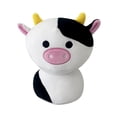 thumbnail image 4 of Lindo muñeco de peluche de vaca, juguete de peluche suave y abrazable. Blanco negro, 4 of 9