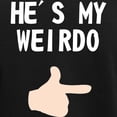 thumbnail image 3 of CafePress - He's My Weirdo Pajamas - Women's Short Sleeve Print T-Shirt and Pants Dark Cotton Pajama Set, 3 of 7
