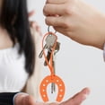 thumbnail image 6 of ROSENICE Horseshoe Pendant Fashion Keychain PU Keychains Pendant Bag Hanging Pendant Bagged 8*8cm, 6 of 8