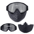 thumbnail image 2 of Masque Anti-Brouillard de Ski de Neige Masque Coupe-Vent de Moto de Sport Anti Ultraviolet Lunettes de Soleil Masque Détachable (Lentilles Transparentes), 2 of 4