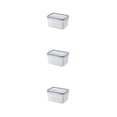 thumbnail image 4 of tamizeot Fridge Fruit Storage Box Kitchen Drain Organizer Refrigerator Organizers Small 3Set, 4 of 6