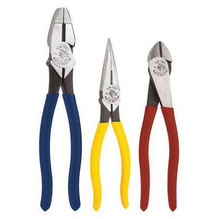 UPC 092644940347 product image for KLEIN TOOLS 94034 Plier Set,Dipped,3 Pcs. G2427209 | upcitemdb.com