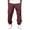 Wine, variant on Heavyweight Baggy Sweatpants Men Wide Leg Elastic Waist Drawstring Athletic Loose Jogger Workout Sweat Pants