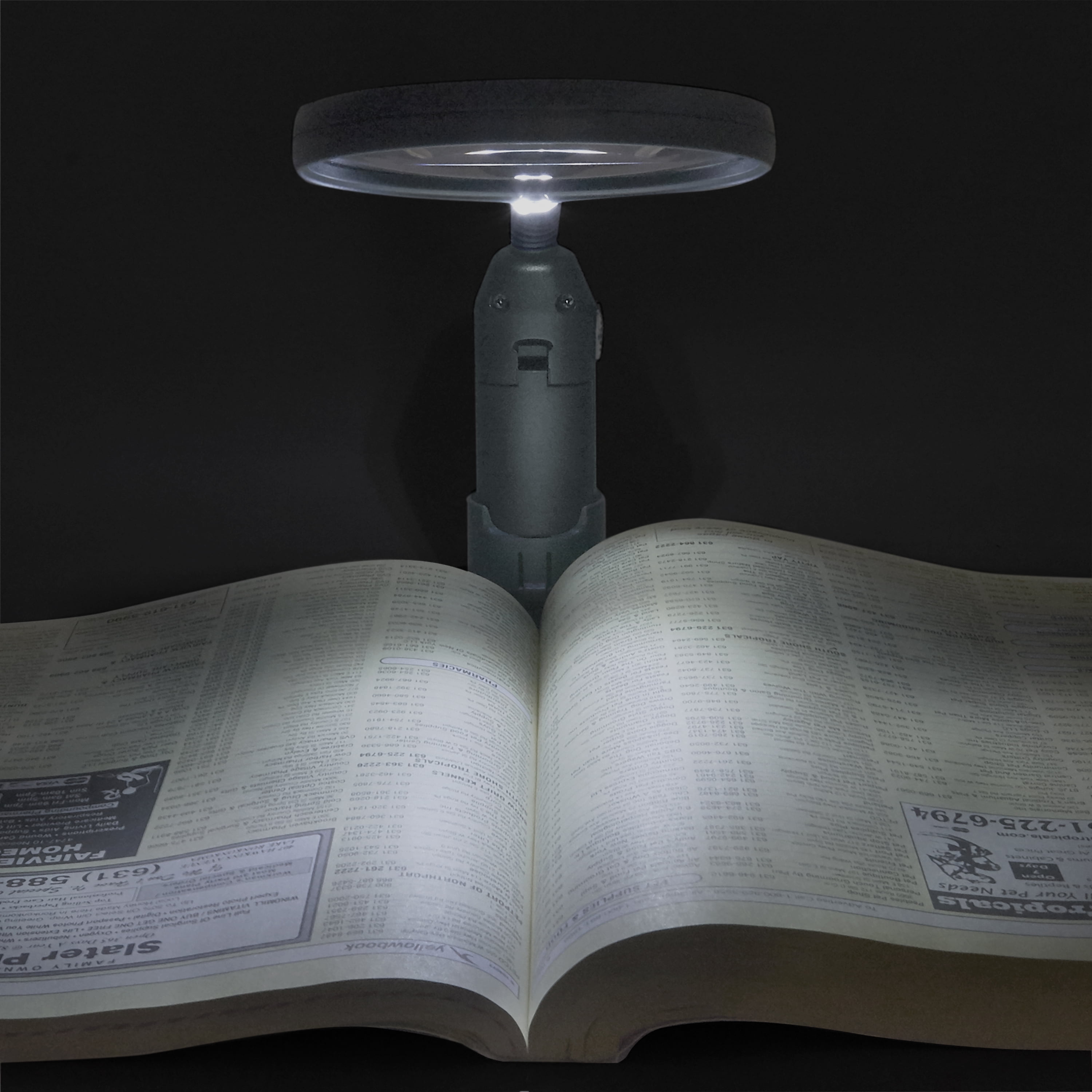 Carson DeskBrite-200 table lamp with built-in 2x/5x magnifying glass
