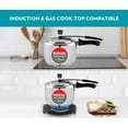 thumbnail image 3 of Borosil Presto Stainless Steel Pressure Cooker, 3 of 5