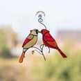 thumbnail image 2 of xiaxaixu Cardinal Bird Epoxy Craft Pendant, Creative Hanging Ornament, 2 of 9