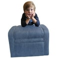 thumbnail image 3 of STASH Comfy Kids Sofa Chair with Toy Storage – Folding Toddler Chair Converts to Ottoman, Hidden Under-Seat Chest, Supports 200 lb, Playroom or Bedroom Chair, 3 of 9