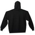 thumbnail image 2 of Hanes Men's Pullover EcoSmart Hooded Sweatshirt, Black, Large, 2 of 3