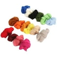 thumbnail image 5 of 36 Pcs Felting Wool Roving, Fibre Wool Yarn Roving, for Needle Felting Hand Spinning DIY Craft Materials, 5 of 7