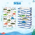 thumbnail image 2 of Bolsas de regalo WERNNSAI para fiestas de pesca, 16 unidades, 20 x 12 x 8 cm, 2 of 7
