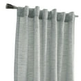 thumbnail image 3 of Tote Light Filtering Dual Header Curtain Panel Pair 52" x 84" each in Blue, 3 of 8