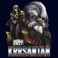 thumbnail image 2 of Junior's Star Wars: The Book of Boba Fett Krrsantan the Wookiee The Twins Protector  Graphic Tee Navy Blue X Large, 2 of 3