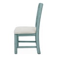 thumbnail image 5 of Furniture of America Muschamp Wood Dining Chair in Antique Light Blue (Set of 2), 5 of 8