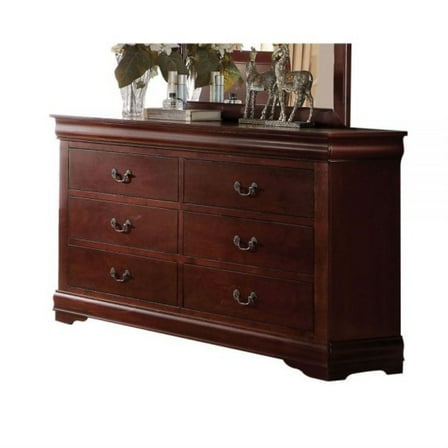 Ergode 6 Drawer Customised Dresser , Cherry Finish