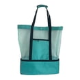 thumbnail image 3 of yuksok Beach Tote Bag Lightweight Leakproof Waterproof for Picnic Party Pool green, 3 of 9