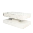 thumbnail image 6 of White Marble 16.93IN High LED Coffee Table with Remote - Controlled Lights Ideal for Multiple Rooms, 6 of 6