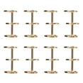 thumbnail image 1 of Binders Rings Reusable Electroplated Metal 3 Hole Loose Leaf Binding Rings for DIY Notebooks, with Glossy Surface for Paper Files Photo Albums, 1 of 7