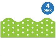 (4 pack) (4 Pack) Trend, TEP92664, Polka Dots Board Trimmers, 1 Pack, Lime