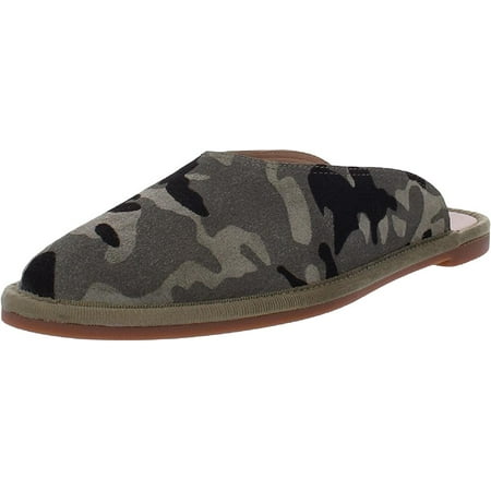 

Lucky Brand Womens Arvy Slip On Mules 6 Camo