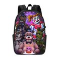 thumbnail image 4 of Mochila de viaje para portátil Five Nights at Freddy's Light Flight, antirrobo con puerto de carga USB, mochila universitaria, gran capacidad para el trabajo, color negro, 17 pulgadas, 4 of 8