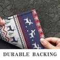 thumbnail image 6 of Dark Blue Christmas Reindeer and Donkey Pattern Door Rugs,Washable Non Slip Door Mats Indoor,Decorative Door Mats,Entry Mat Indoor for Entrance,Bedroom,Kitchen,Bathroom,16"x47", 6 of 6