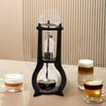 thumbnail image 5 of Gray Manual Cold Brew Iced Drop Tower Coffee Maker High Borosilicate Glass 6-8 cup, 5 of 23