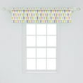 thumbnail image 2 of Ambesonne Ice Cream Window Valance, Pastel Summer Popsicle, 42" x 12", Multicolor, 2 of 3