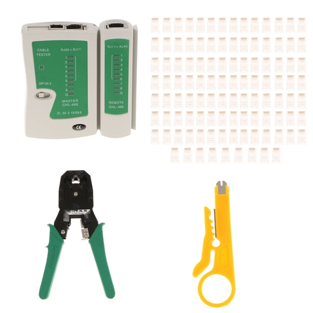 cat six Crimper Herramienta De Crimpado Cable Alicates De Crimpado Kit De Herramientas