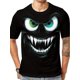 thumbnail image 2 of Camiseta con estampado 3D de cara sonriente malvada para hombre, cuello redondo informal de verano 2024, manga corta, tejido de punto 100 % poliéster, ligera elasticidad, corte estándar - 150 g/m², 2 of 5