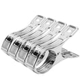 thumbnail image 1 of Clips de acero inoxidable Baoblaze 4 piezas para ropa de trabajo, 1 of 7
