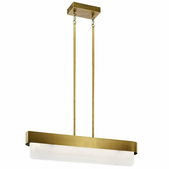 64W 2 Led Linear Chandelier in Contemporary Style-7.25 inches Tall and 6 inches Wide Bailey Street Home 147-Bel-2748896