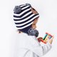 thumbnail image 5 of Gorro tejido de oso para bebé de dibujos animados, gorro de invierno para bebé para niños pequeños, gorro con orejas, gorro cálido de punto, gorro forrado de lana, 5 of 6