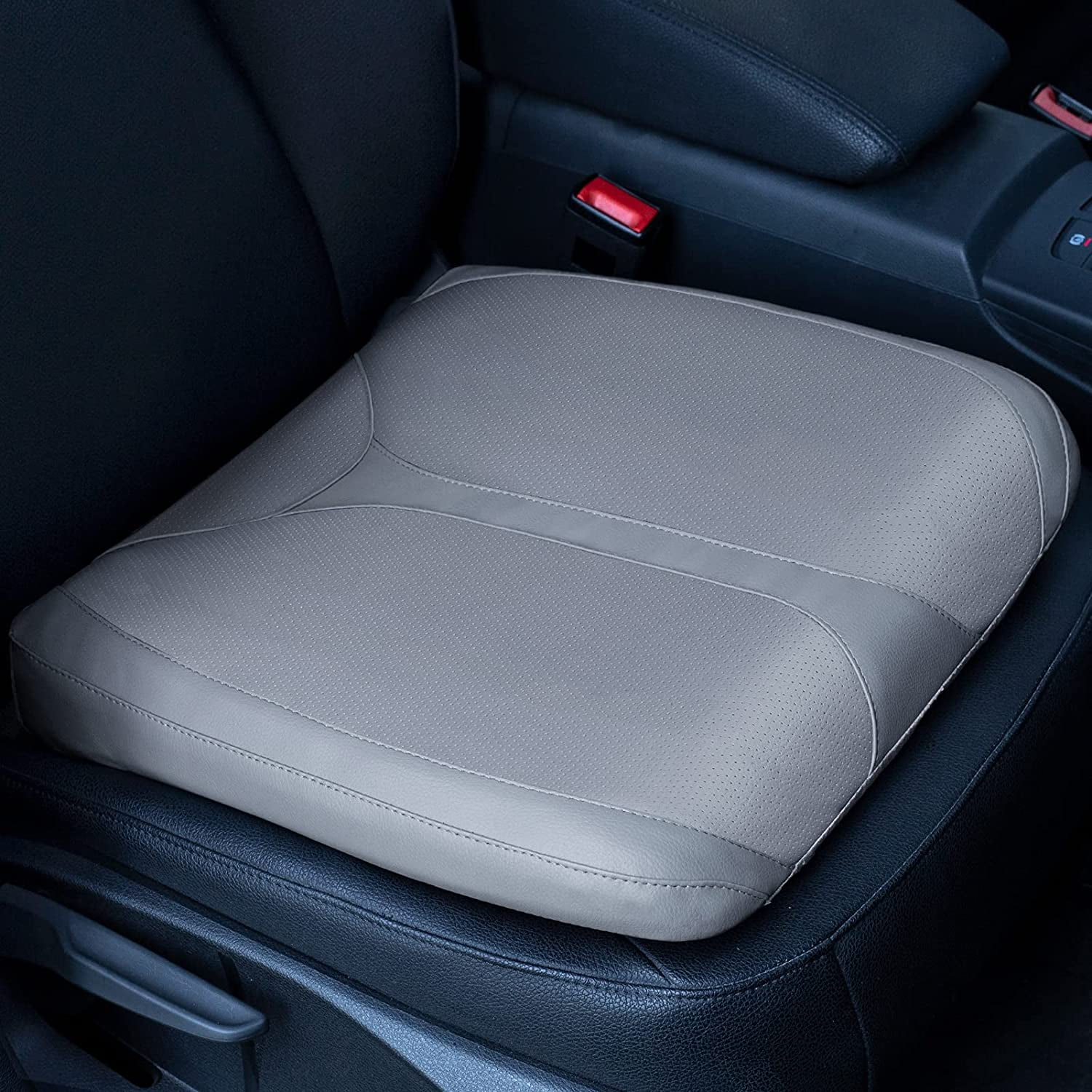 blue Car Seat Cushion Back Cushion,Auto Heightening Height Boost Mat Seat Pad for Office Dining Classroom Auto 