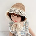 thumbnail image 2 of Holzlrgus Baby Toddler Girls Straw Sun Hat Summer Beach Hat, 2 of 6