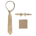 thumbnail image 4 of Gioberti Boy's Long Sleeve Dress Shirt + Solid Tie, Bow Tie, and Hanky, 4 of 4