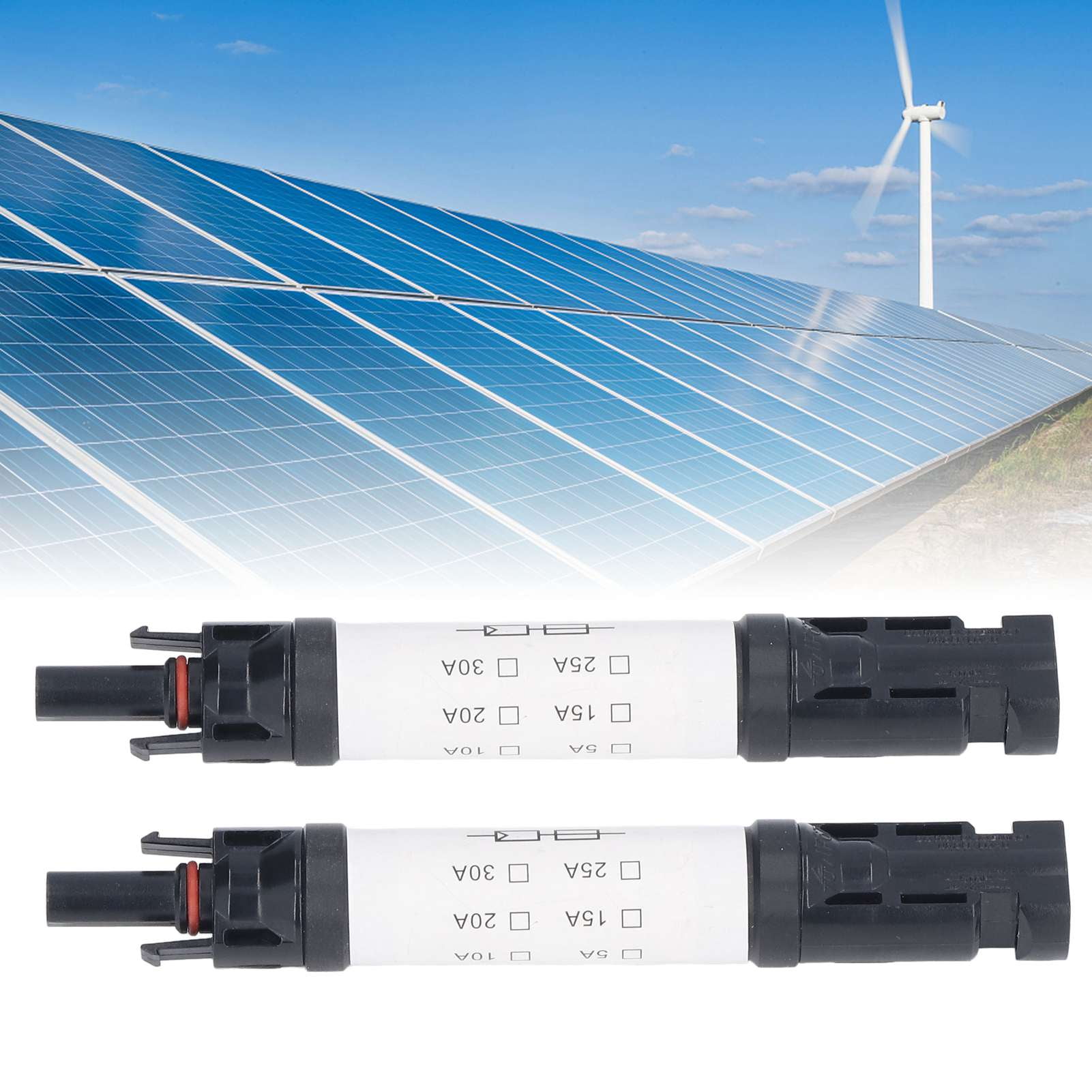 Solar PV Connectors Set, 2 Sets Solar PV Connectors Set, 1000V Built In