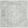 thumbnail image 2 of SAFAVIEH Abstract Bryanne Floral Wool Area Rug, Light Blue, 6' x 6' Square, 2 of 10