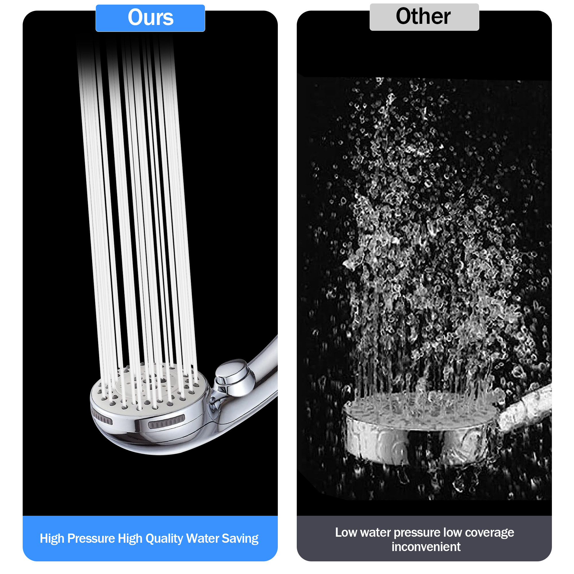 SUPTREE 6-Mode Handheld Showerhead with Hose photo 4