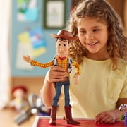 Disney Store Official Sheriff Woody Talking Action Figure from Toy Story, Features Sounds and Phrases from The Movies, Interacts with Other Figures and Toys