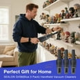 thumbnail image 5 of SEALON GV08（Blue 3 Pack)Cordless Handheld Vacuum Cleaner,10K PA Suction Power, Ideal for Cleaning Curtains, Carpets, Sofas, Staircase Corners, Bed Dust, Skin Flakes, and Pet Hair, 5 of 10