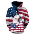 thumbnail image 2 of Sudadera con capucha con estampado 3D de otoño, diseño divertido, bandera de EE. UU., moda para hombres y mujeres, ropa deportiva de calle, sudadera fina para patineta, 2 of 5