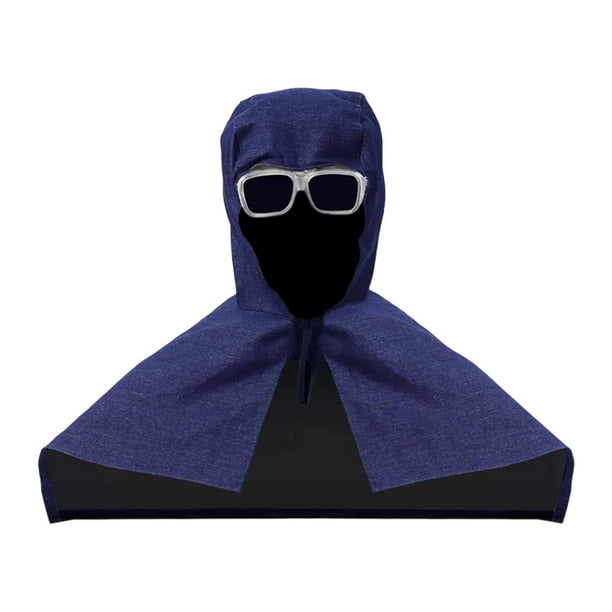Gorro de soldadura ligero, resistente al desgaste y lavable, con protección para el cuello Estilo D