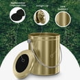 thumbnail image 6 of Utopia Kitchen Countertop Compost Bin 1.3 Gallon, Stainless Steel, Gold | Odorless countertop compost bin with charcoal filter, ideal for food scraps and waste, 6 of 7