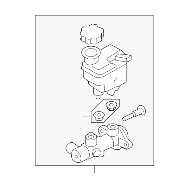 Genuine OE Kia Master Cylinder 585101D030DS