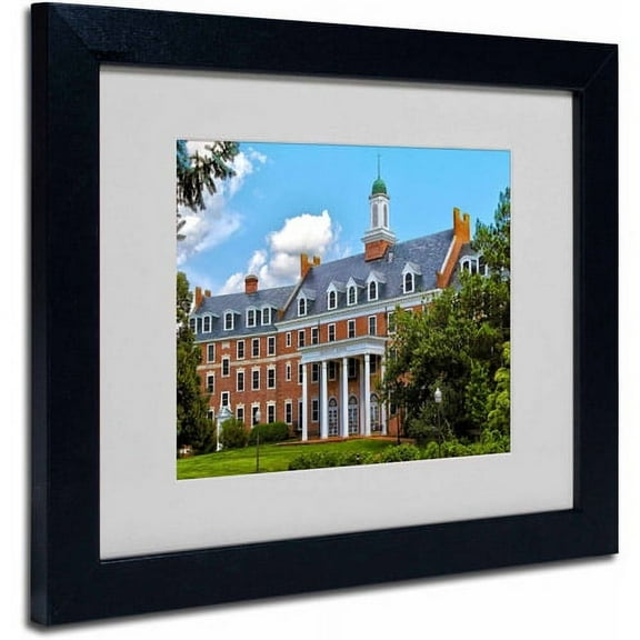 Trademark Fine Art "Graduate School" Canvas Art by CATeyes, Black Frame